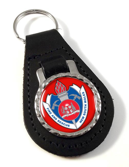 Sydney Fire and Rescue Leather Key Fob