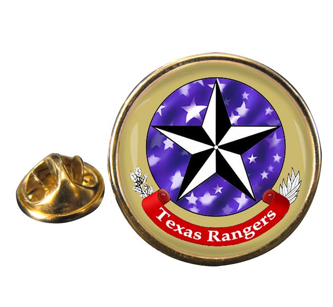 Texas Ranger Division Round Pin Badge