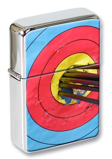 Archery Target Flip Top Lighter