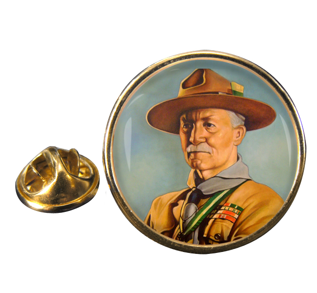 Robert Baden-Powell Round Pin Badge