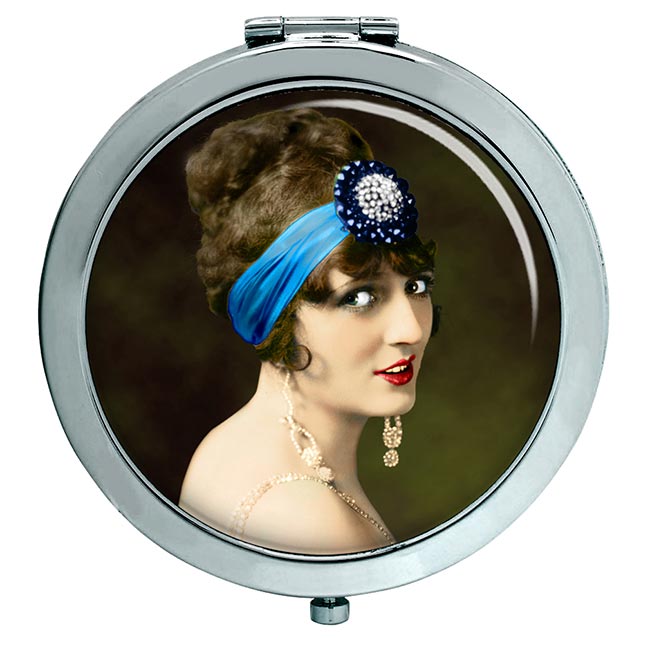 Carmel Myers, Silent Film Actress Compact Mirror