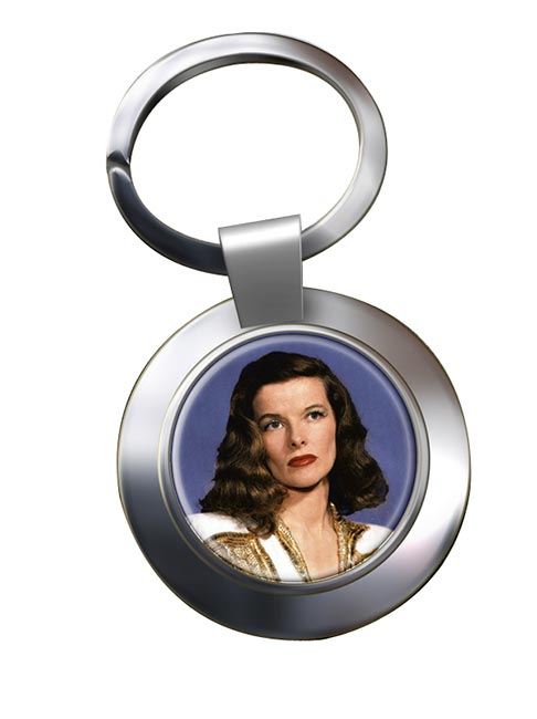 Katharine Hepburn Chrome Key Ring