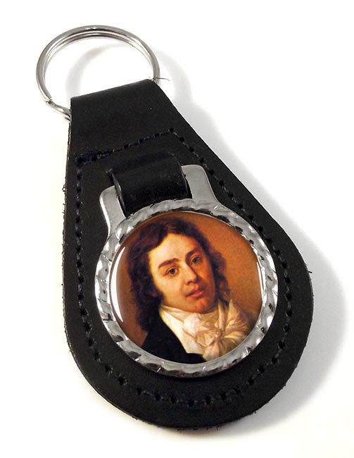 Samuel Coleridge Leather Key Fob