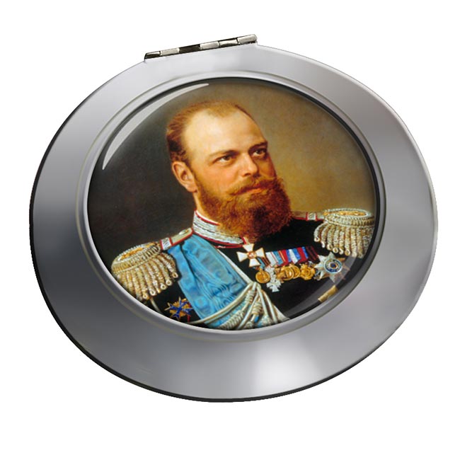 Czar Alexander III Chrome Mirror