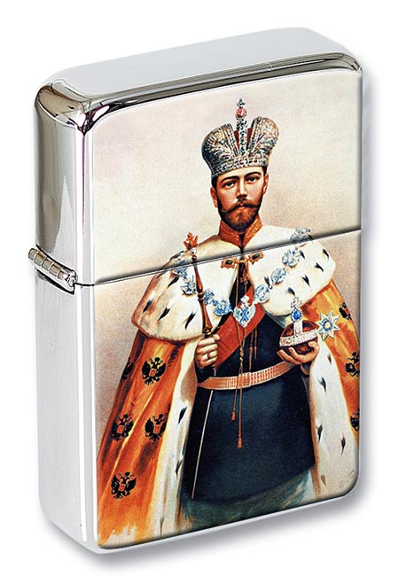 Czar Nicholas II of Russia Flip Top Lighter