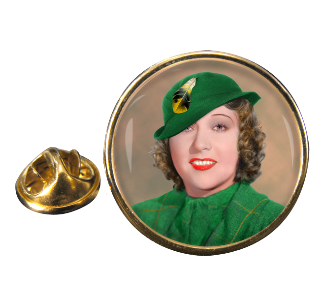 Ethel Merman Round Pin Badge