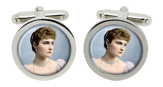 Empress Alexandra of Hesse Round Cufflinks