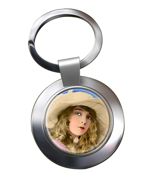 Lillian Gish Chrome Key Ring