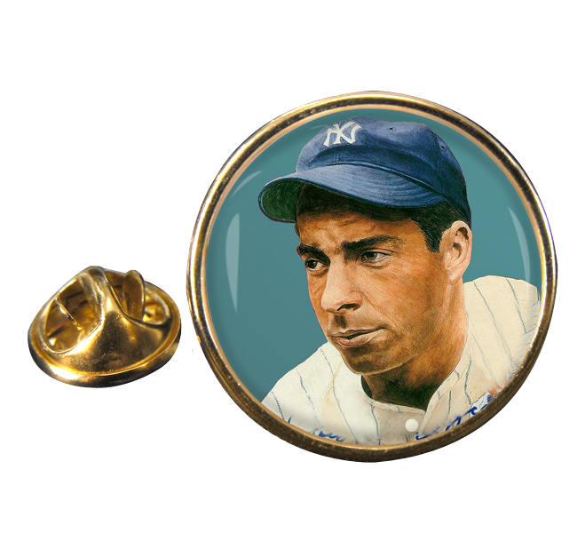 Joe DiMaggio Round Pin Badge