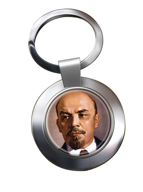Vladimir Lenin Chrome Key Ring