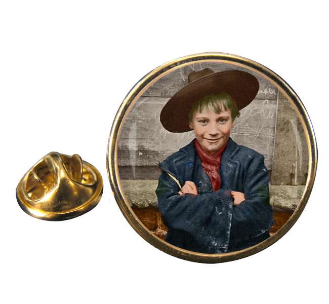 London Orphan Round Pin Badge