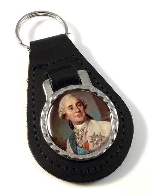 King Louis XVI of France Leather Key Fob