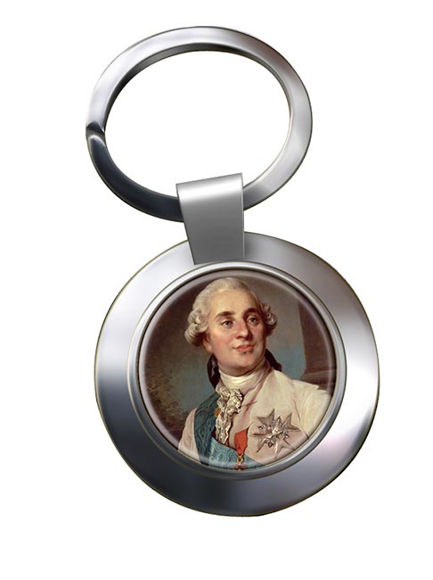 King Louis XVI of France Chrome Key Ring