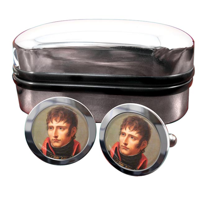 Napoleon Bonaparte 1801 Round Cufflinks