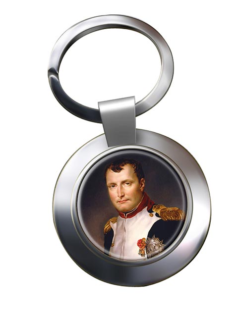Napoleon Bonaparte 1812 Chrome Key Ring