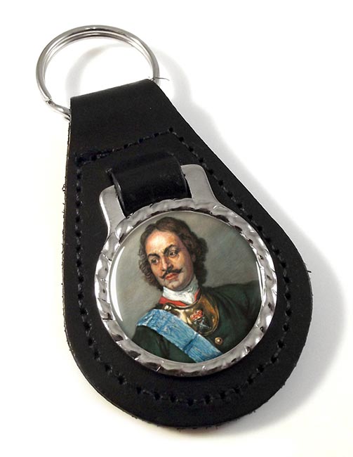 Peter the Great Leather Key Fob