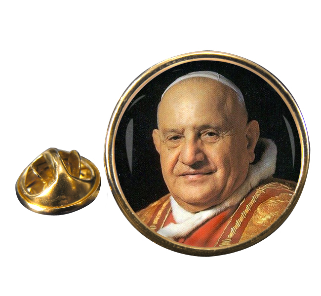 Pope John XXIII Round Pin Badge