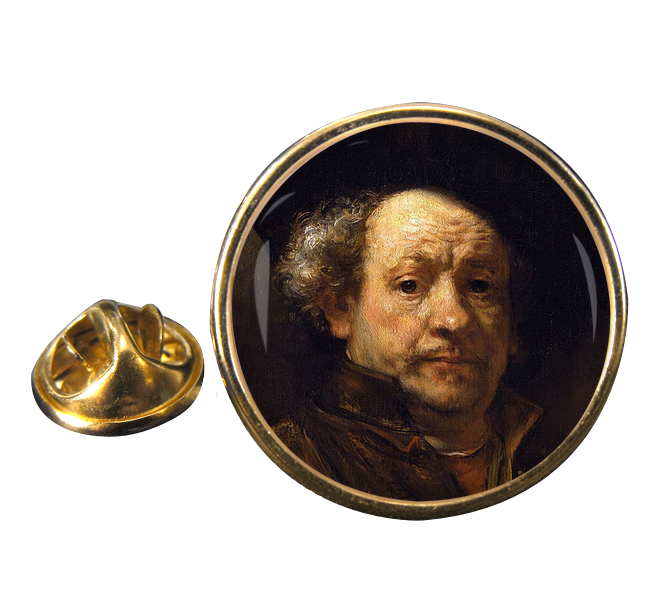 Rembrandt van Rijn Round Pin Badge