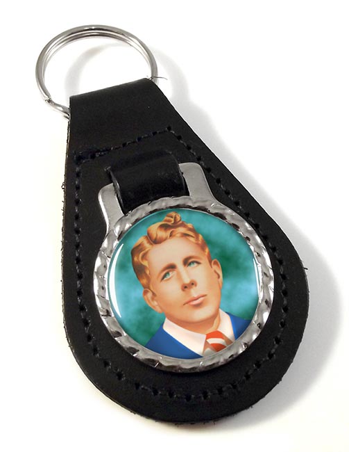 Rudy Vallee Leather Key Fob