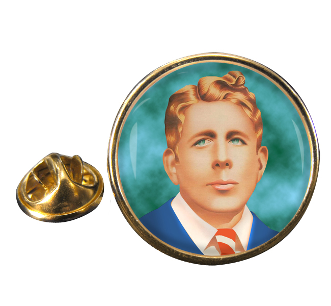 Rudy Vallee Round Pin Badge