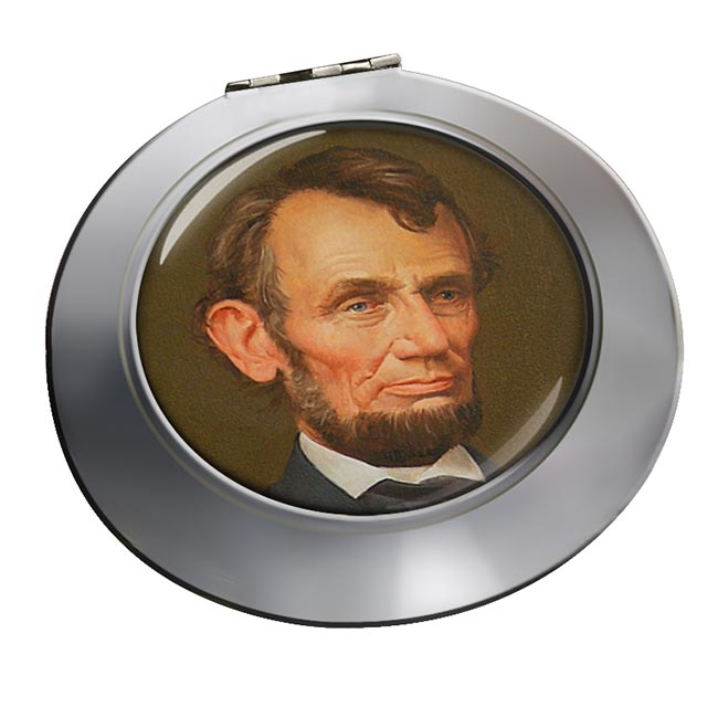 President Abraham Lincoln Chrome Mirror
