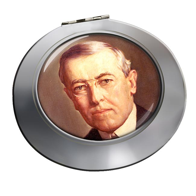President Woodrow Wilson Chrome Mirror