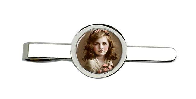 Young Victorian Girl Tie Clip