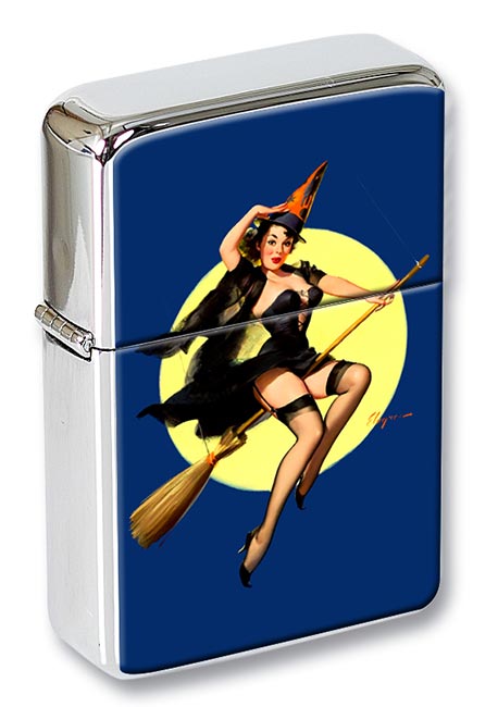 Witch's Delight Pin-up Girl Flip Top LIghter
