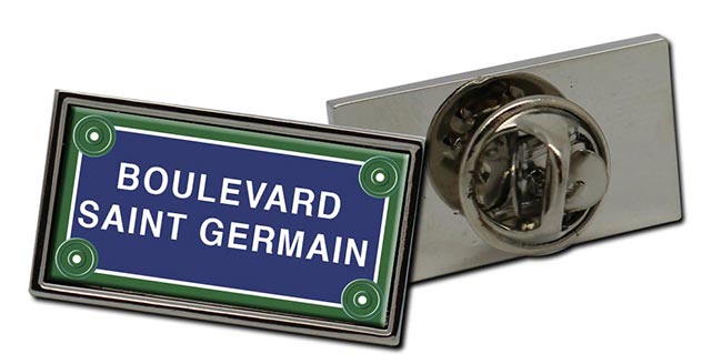 Boulevard St. Germain Rectangle Pin Badge