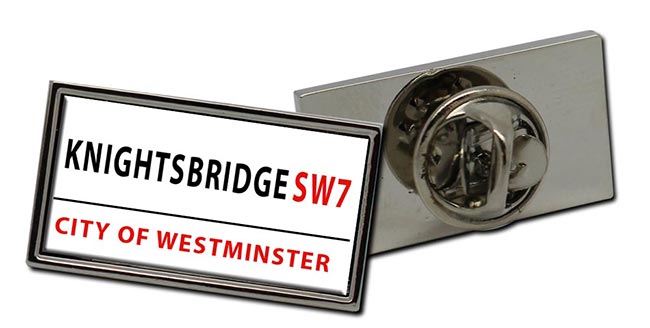 Knightsbridge Rectangle Pin Badge