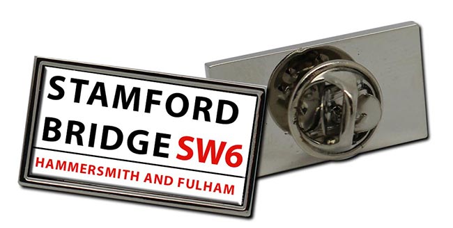 Stamford Bridge Rectangle Pin Badge