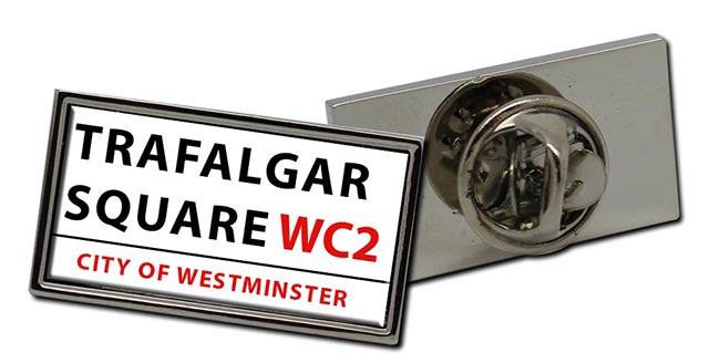 Trafalgar Square Rectangle Pin Badge