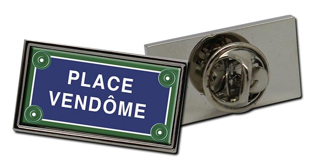 Place Vendôme Rectangle Pin Badge