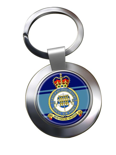 No. 11-18 Group Headquarters (Royal Air Force) Chrome Key Ring