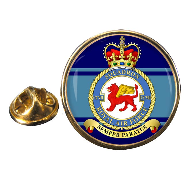 No. 207 Squadron (Royal Air Force) Round Pin Badge