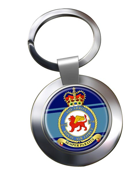 No. 207 Squadron (Royal Air Force) Chrome Key Ring