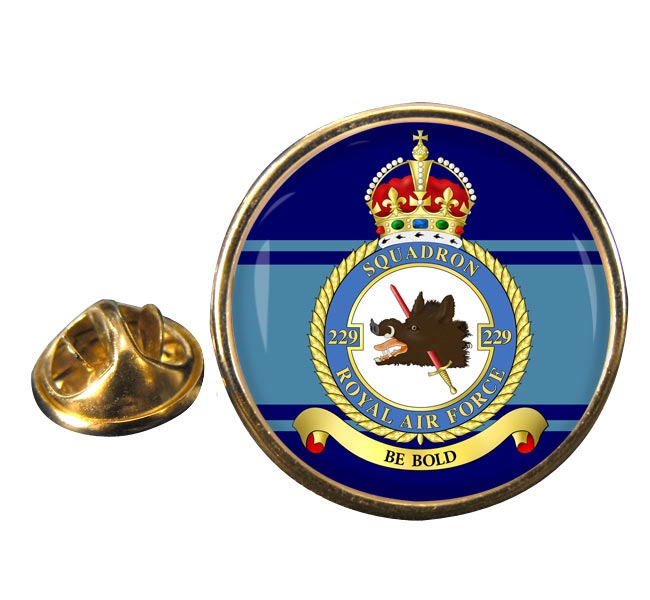 No. 229 Squadron (Royal Air Force) Round Pin Badge