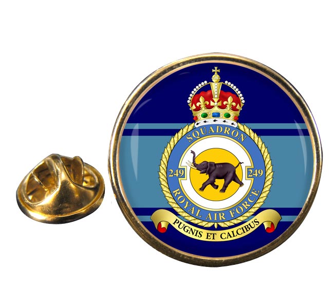 No. 249 Squadron (Royal Air Force) Round Pin Badge