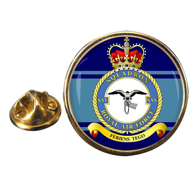 No. 25 Squadron (Royal Air Force) Round Pin Badge