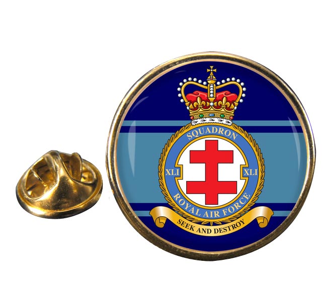 No. 41 Squadron (Royal Air Force) Round Pin Badge