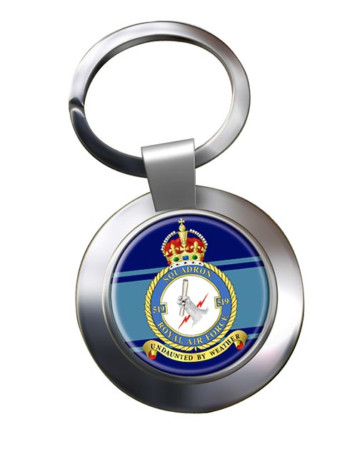 No. 519 Squadron (Royal Air Force) Chrome Key Ring