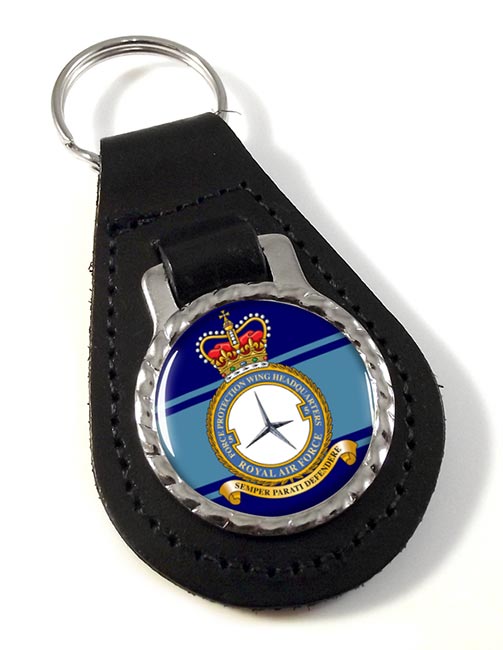 No. 5 Force Protection Wing (Royal Air Force) Leather Key Fob