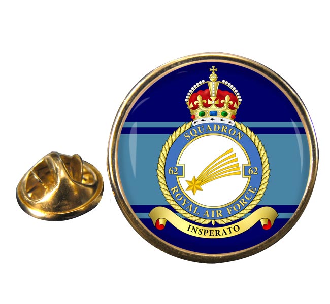 No. 62 Squadron (Royal Air Force) Round Pin Badge