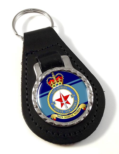 No. 81 Squadron (Royal Air Force) Leather Key Fob