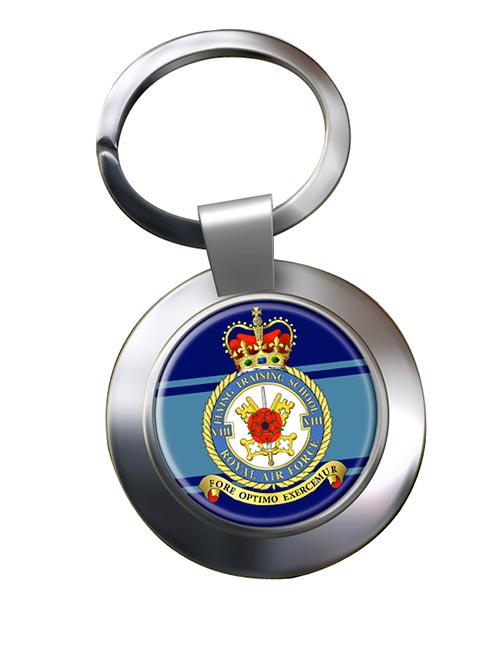 No. 8 Flying Training School (Royal Air Force) Chrome Key Ring