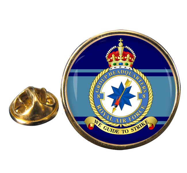 No. 8 Group Headquarters (Royal Air Force) Round Pin Badge