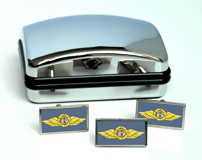 Dental Branch (Royal Air Force) Rectangle Cufflink and Tie Pin Set