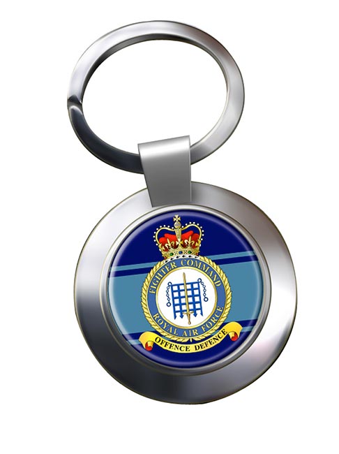 Fighter Command (Royal Air Force) Chrome Key Ring