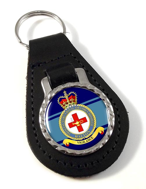 RAF Station Princess Mary's Royal Air Force Hospital Halton Leather Key Fob