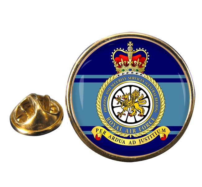 Provost and Security Services (Central Region) RAF Round Pin Badge